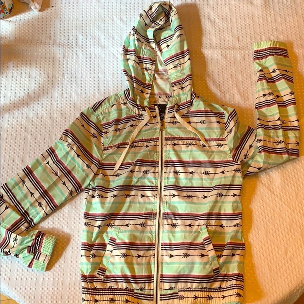 Windbreaker with really cool pattern and colors